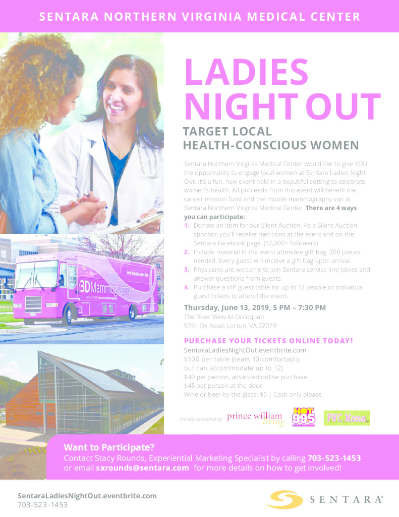 thumbnail of Sentara Ladies Night Out – join us