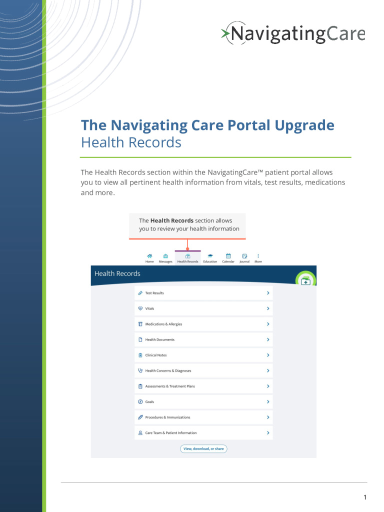 thumbnail of Portal-Upgrade-Health-Records-Tip-Sheet 2025