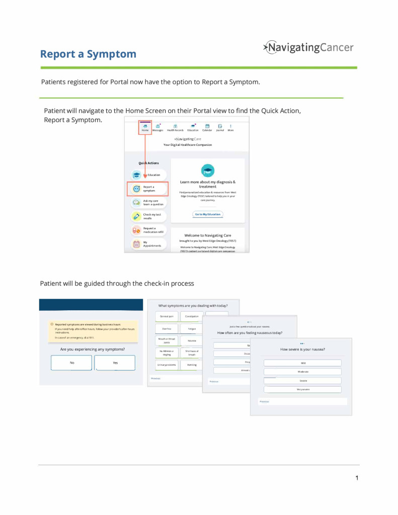 thumbnail of REPORT A SYMPTOM